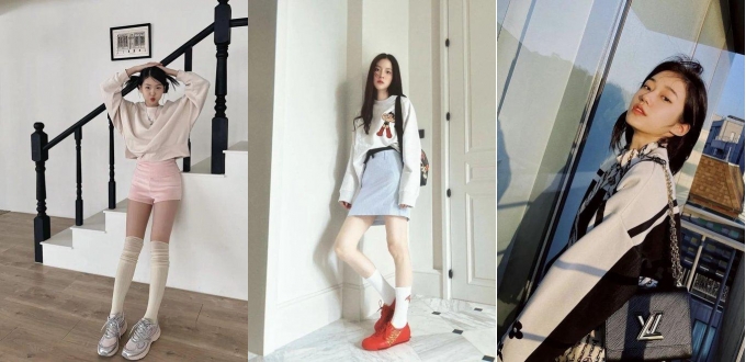 韩女穿起卫衣来怎么这么松弛？